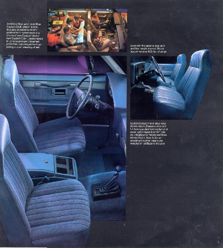 1985 Chevrolet Blazer Brochure Page 1